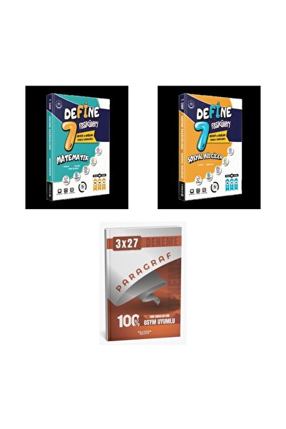 Fi Yayınları 2027 Fi 7. SINIF DEFİNE FASİKÜL YENİ BASKI Matematik + Sosyal Bİ...