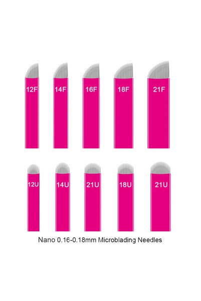 Choice 50PCS U18 0.18mm 50/100pcs 0.16/0.18mm Tebori Blades Microblading Need...