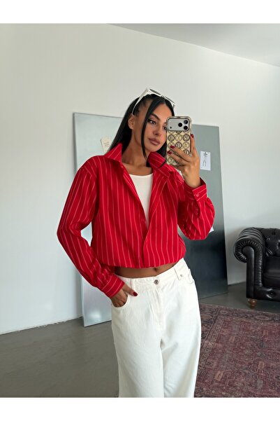 myd United Athlete Striped Shirt - Red