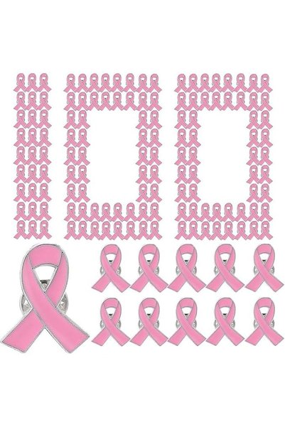 Maxmana Secret Pink Awareness Brooch Lapel Pin Ribbon Pins Buttons Badge for ...