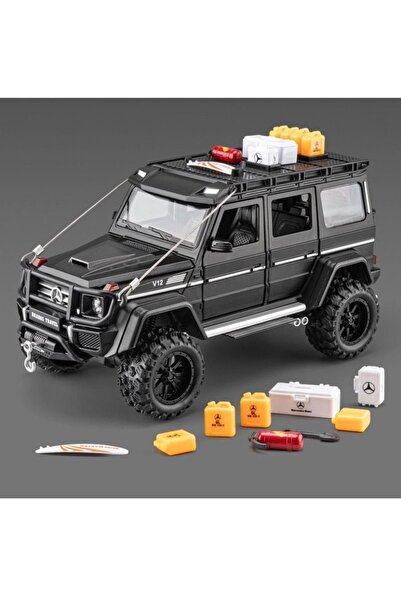 che zhı Mercedes-Benz G Kasa Off-Road Işıklı ve Sesli Metal Araba 22 cm Kapı ...