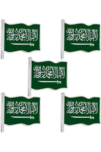 BananaHome 10pcs/5pcs Saudi Arabia Flag Pins KSA Flag Enamel Made Lapel Pins ...