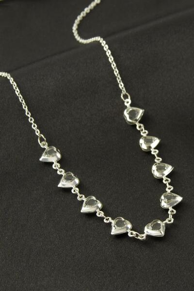 Angel Of Life Heart Crystal Stone Necklace