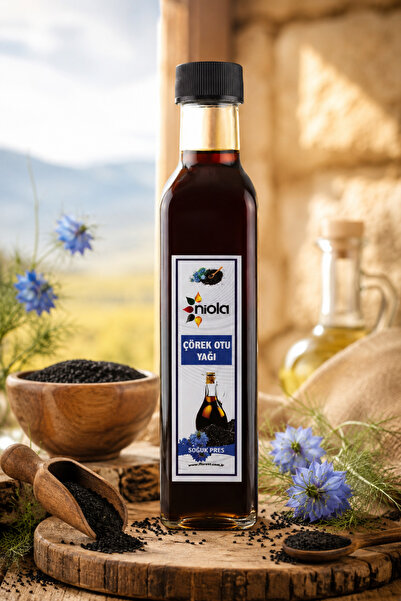 Soğuk Sıkım Çörek Otu Yağı 250 ml - Çörekotu Tohumu Yağı