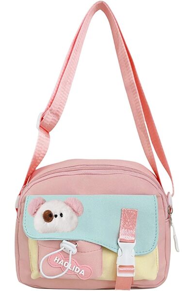 TERRIFI Multicoloured Girls Handbag, Sweet Shoulder Bags, Girl Women Pink Cut...