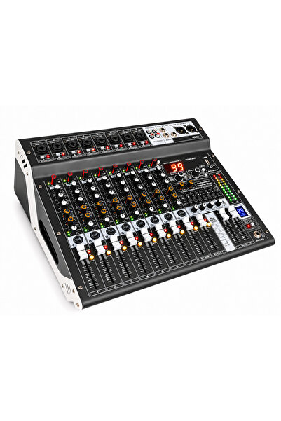 Generic Brand Mixer audio, 8 canale, 2 x 450W, 99 Efecte digitale DSP, Stereo...