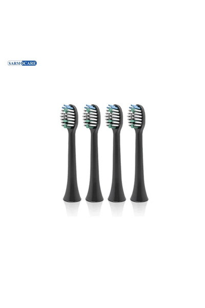 Choice Black-4 4pc Electric Tooth Brush Head Replacement for Sarmocare S100 U...
