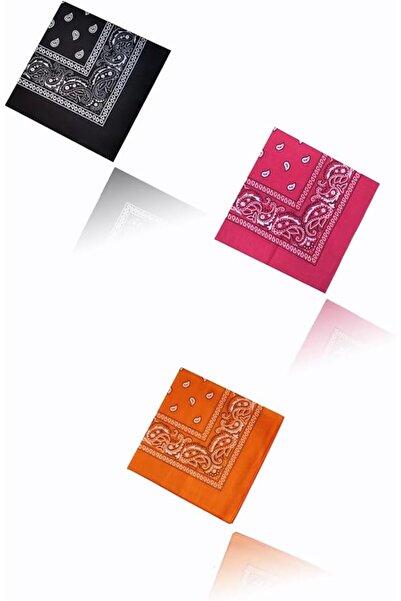 Sweet seven Versatile 3-Pack Paisley Bandanas: Scarf, Headband, Face Mask, Ne...