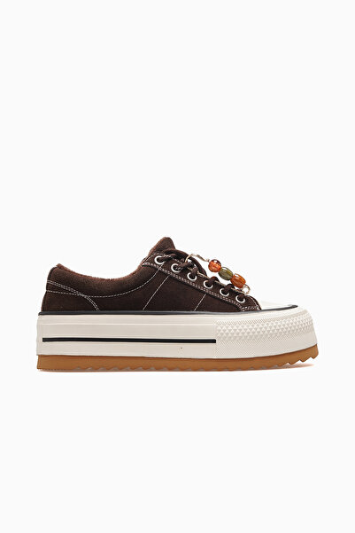 Guja Women's Casual Sneaker Shoes with Lace Accessories 26K 26K366-1 Brown