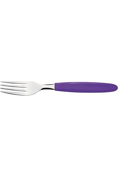TRAMONTINA Ipanema Stainless Steel Table Fork with Purple Polypropylene Handle