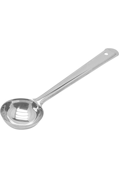 Rajvia RAJ STEEL FLARE LADDLE, 37 CM, SILVER, FL0008, Curry Server, Soup Serv...