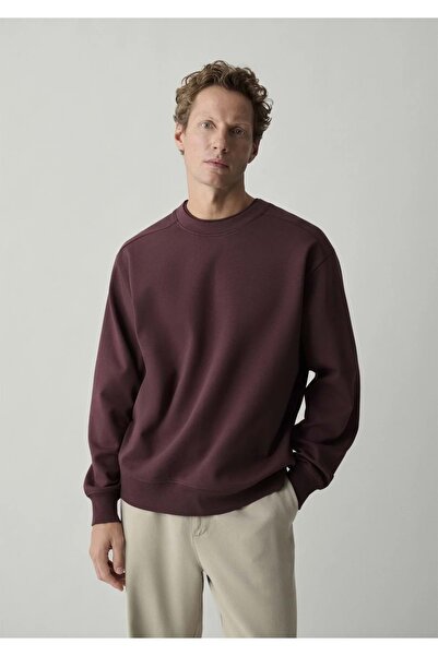 Mavi M0S10634 Basic Erkek Sweatshirt BORDO