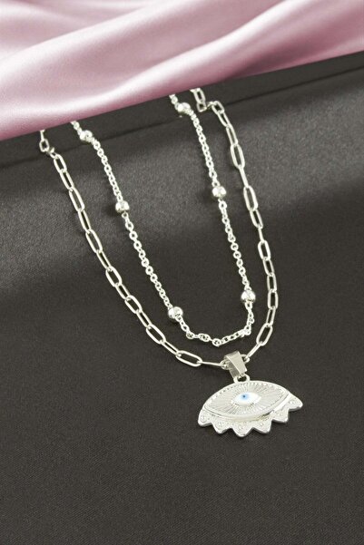 Angel Of Life Eye Double Necklace