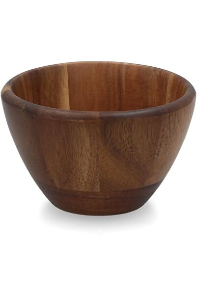 Bien Servi Multipurpose Round Wooden Bowl Dark Brown 11 x 7cm G18-G045-1