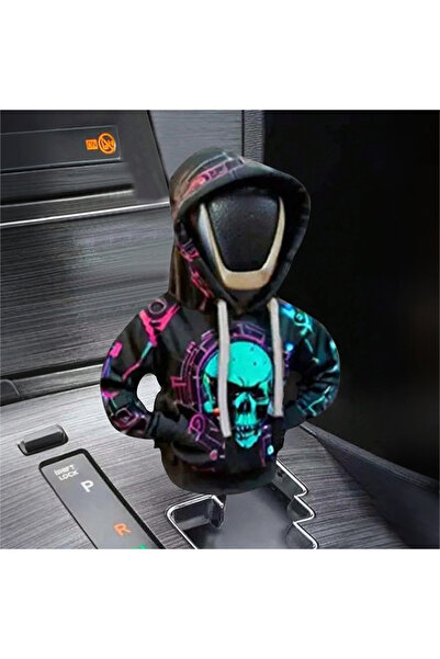 Choice black 1PC Creative Hooded Shift Lever Cover - Sweat-Proof Soft Lining ...