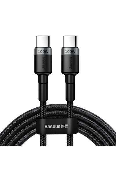 Other Cablu Date si Incarcare USB-C - USB-C Baseus Cafule, 100W, 2m, Gri, PHA...