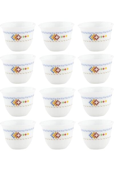 Alsaif Home AlSaif Coffee Cup 12-Pieces Set, Medium, Multicolor
