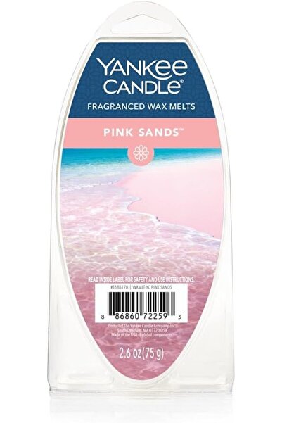 Yankee Candle Pink Sands Wax Melts, 18 in Total (3 Packs of 6), Light Pink fo...