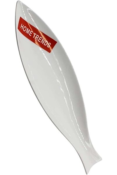 LTR Fish-Shaped Ceramic Dish, 11.75-Inch Size Serveware Serving Plate For Hom...
