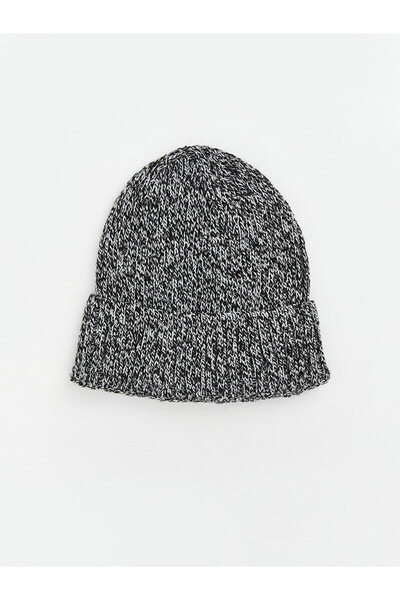 LC Waikiki Lcw Accessories Anthracite Knitwear Plain Men's Beanie with Nevavm...