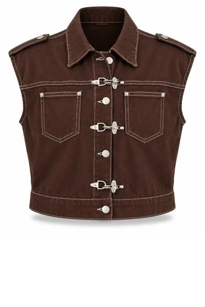 BRGCLOTHING Design Agrafla Jean Vest