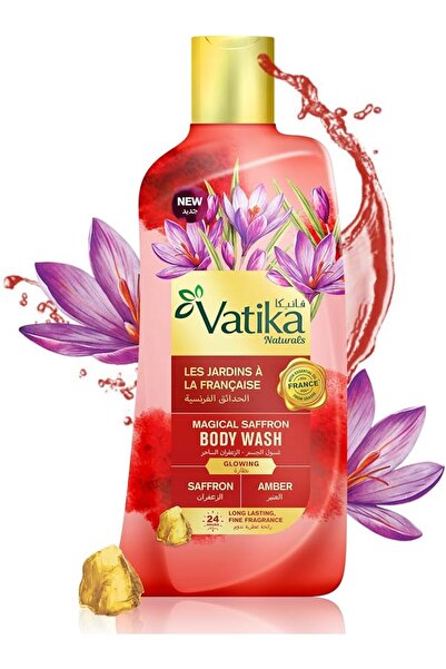Vatika Ayurveda Vatika Naturals Magical Saffron Body Wash 500ml, 24 Hours Lon...