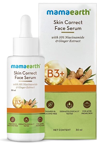 Mamaearth Skin Face Serum/Niacinamide & Ginger extract, 30 ml