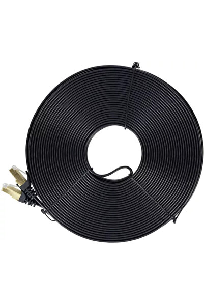PNI Cablu de retea plat S/STP CAT7 U7200B 2 x RJ45 4 perechi de fire 32AWG cu...