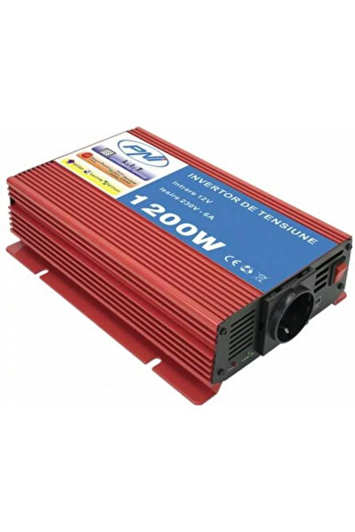 PNI Invertor de tensiune L1200W alimentare 12V iesire 230V