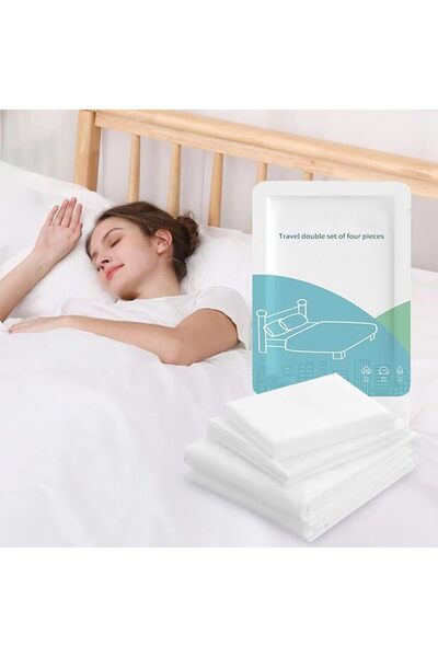 X SPRING Travel Disposable Bedding Set, 4 Piece Lightweight Compact Sleeping ...