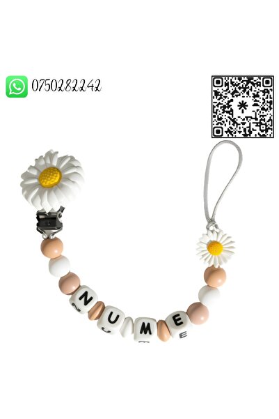 NGA MARKET Customizable Pacifier Chain Made of BPA-Free Food-Grade Silicone, ...