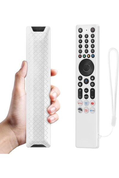 KASTWAVE غطاء سيليكون لجهاز التحكم عن بعد TCL RC833A، حافظة واقية خفيفة الوزن...