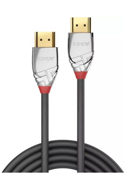 lindybell Cablu video LINDY Cromo HDMI Male - HDMI Male v2.0 2m gri-argintiu