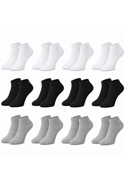 Şerife Hanım Women's Bamboo Booties Socks 12-Pack |   Breathable Moisture-Wic...