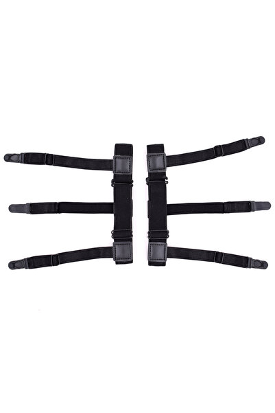 Choice Style C Men's Shirt Stays Adjustable Elastic Shirt Tuckers Garters Shi...