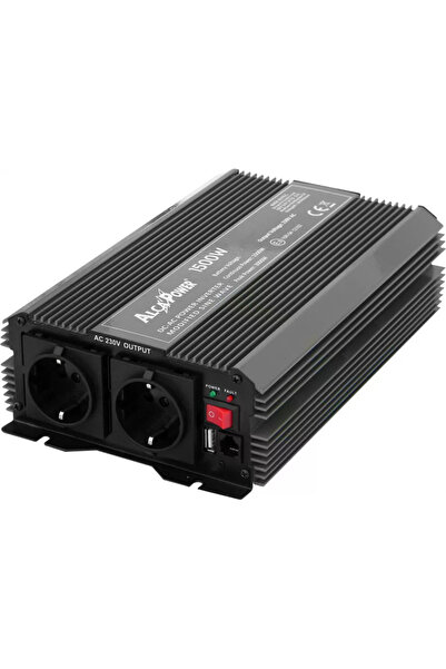 President Invertor de tensiune AlcaPower de 1500W 12V-230V cu undă sinusoidal...