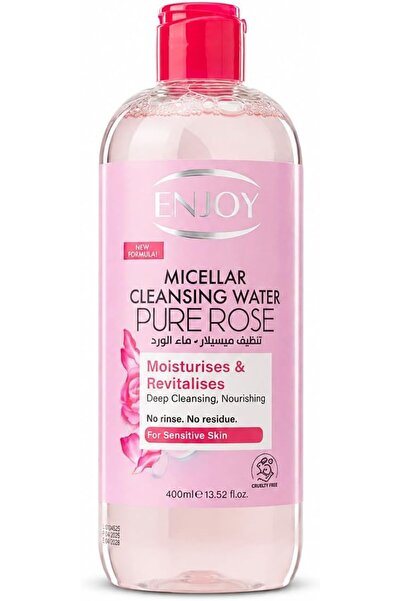 Enjoy Rose Water Micellar Facial Cleanser Makeup Remover Gentle Cleansing Moi...