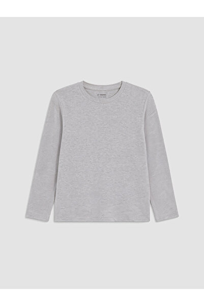 LC Waikiki Two Mt Shop Quality Lcw Kids Gray Combed Cotton Plain Standard & R...