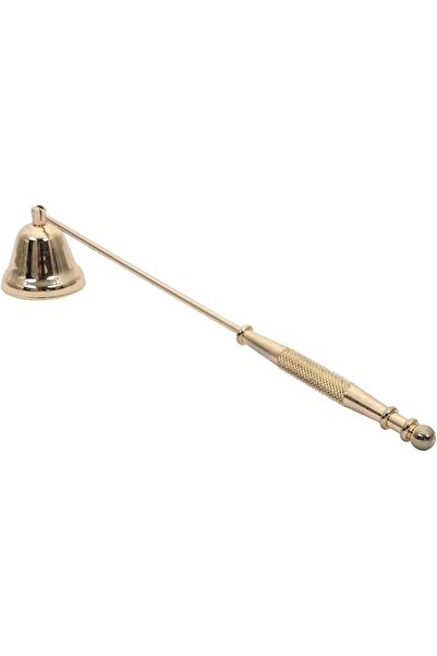 GENERAL Stainless Steel Candle Snuffer with Long Handle, Gold Candle Extingui...