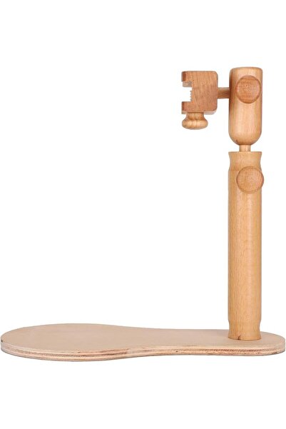 Generic Embroidery Stand, Wooden Embroidery Hoop Stand, Round, DIY Craft with...