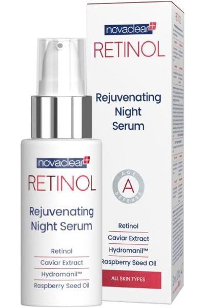 Novaclear Retinol Rejuvenating Night Serum – Concentrated Face Serum with Ret...