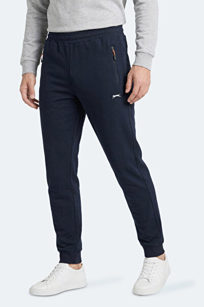 Slazenger Fernon Men's Navy Blue Sweatpants with Pockets
