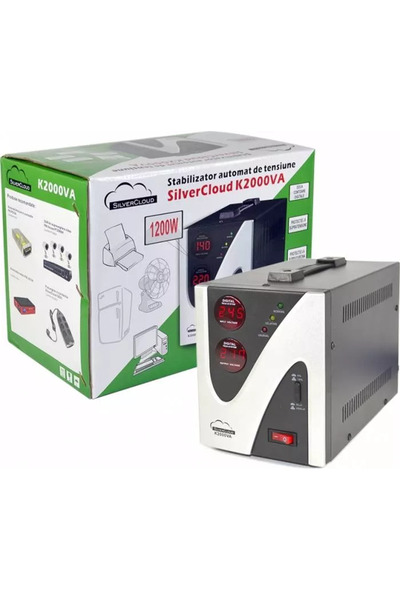 PNI Stabilizator de tensiune SilverCloud 2000VA 1200W