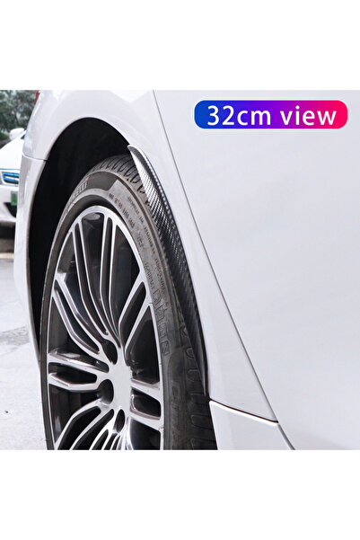 Choice Pair 32cm Multi Size Carbon Fiber Patterned Car Wheels Tire Arches Gen...