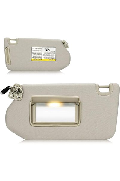 AEagle Left Driver Side Sun Visor with Light for 2013-2018 Nissan Pathfinder ...