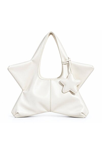 Tecer Bag Kadın Star Yıldız Form Star Charmlı El ve Omuz Çantası