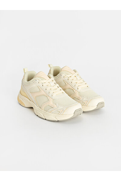 LC Waikiki Alita City Triwex Ecru Girls' Sneaker with a Difference