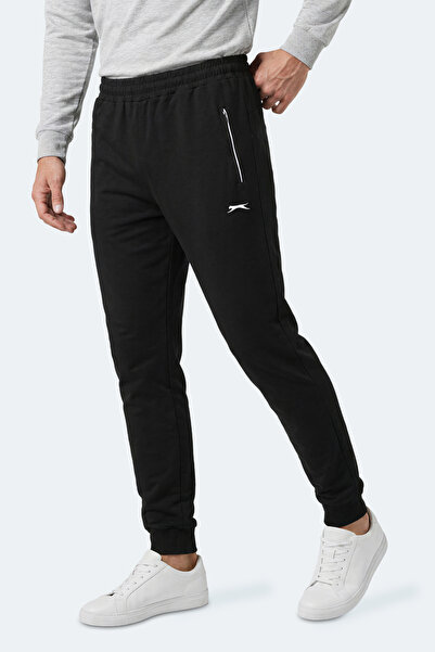Slazenger Fernon Men's Black Sweatpants with Pockets