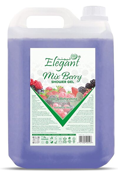 AFS Elegant Elegant Shower Gel REFILL | Mix Berry | 5 Liter | Original Shower...