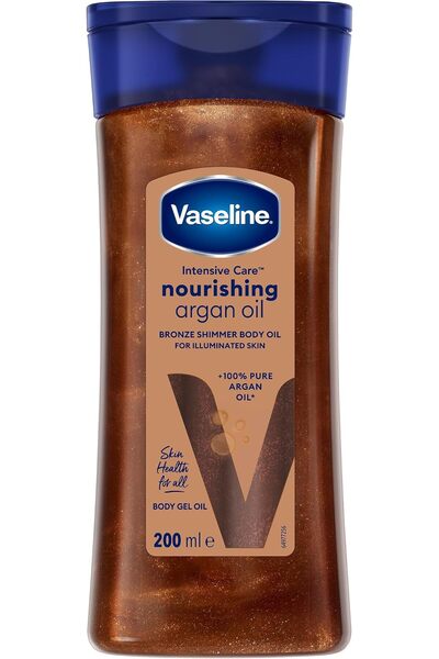 vaseline gluta glow فازلين إنتنسيف كير زيت الجسم المغذي بالأرغان + البرونز شي...